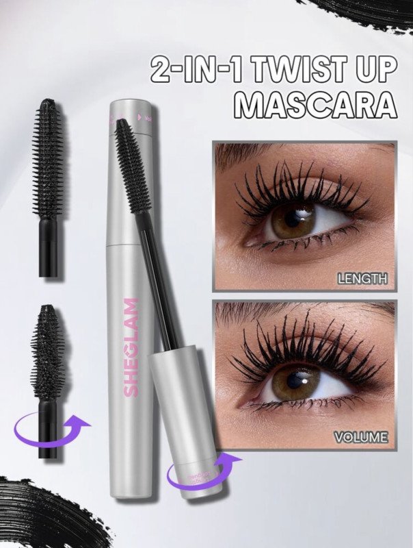Twist top volume mascara